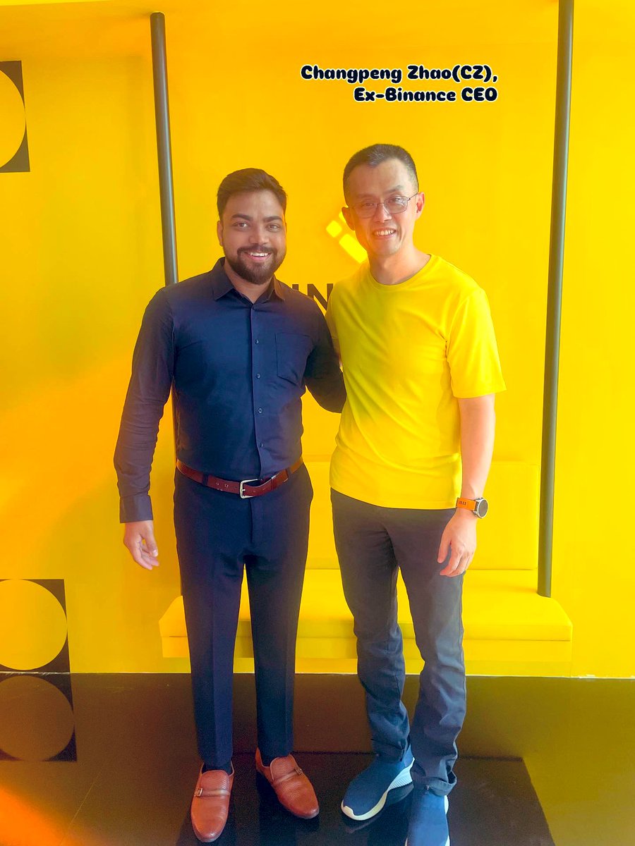 UmeshSharma_US's tweet photo. Glimpse of #Binanceclubhouse &amp; #Token2049 week in dubai. Met &amp; clicked with crypto OG the one &amp; only @cz_binance 😎We didn’t had any talk yet! 😅 hope soon will be…#binanceclubhouse @binance #Token2049Dubai #Binance #TOKEN2049Week @FanableApp https://t.co/DuIFhS5C8L