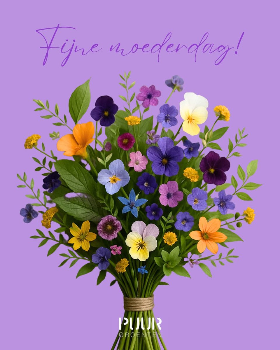 Happy Mother’s Day 💐⁠
⁠
Today we celebrate care, attention and the little things that make the biggest difference, in life and in the kitchen. ⁠
⁠
From all of us at PUURgroenten: enjoy the day, and make it something special 🌸⁠
⁠
#mothersday #PUURgroenten #flowers