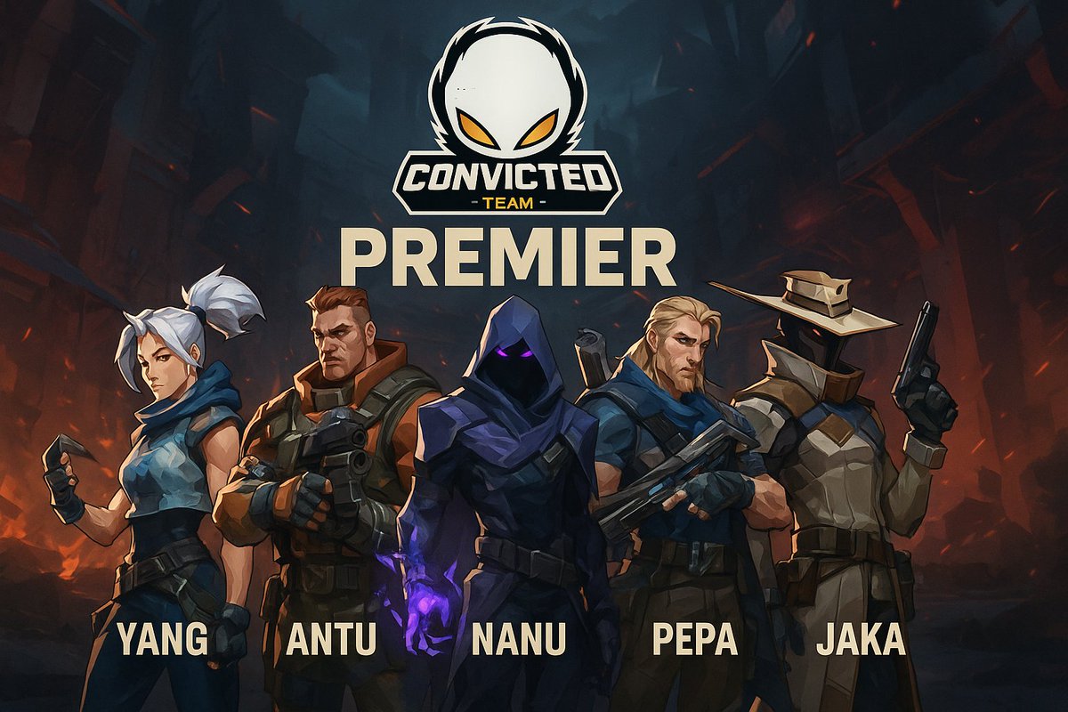 ▪️GAMEDAY | PREMIER
Comienza la temporada del premier y hoy toca los dos primeros encuentros en Haven 👽

<a href="/By_Antuu/">Antuu</a> 🗣️
<a href="/JaKami04/">JaKa</a> 📸
<a href="/Yang__314/">The Yang 陽</a> ☯️
<a href="/Tromy_V3/">Peppa Le Pig#ESP</a> 🏹
<a href="/manualbalat_/">CVT Nanu</a> ⚡

@ivanvaleramusic 🧠

#GoConvicted 🟡⚫