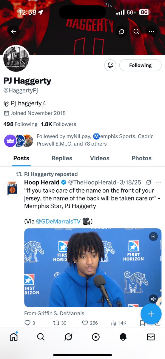 PJ Haggerty just RT’d this a few min ago… 🤔