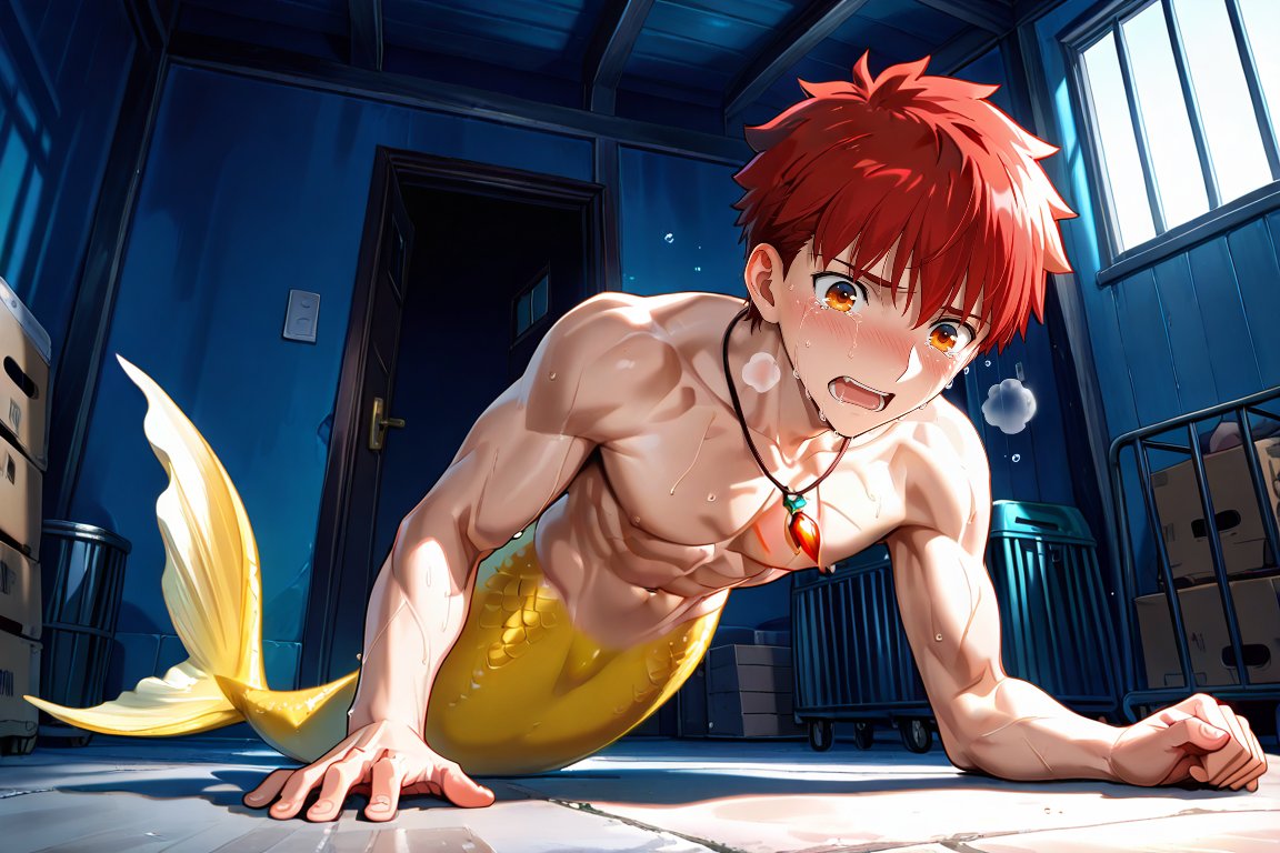 merboy25's tweet photo. Shirou Emiya "Fate/Stay Night"

#AIart https://t.co/itVD3CggCt