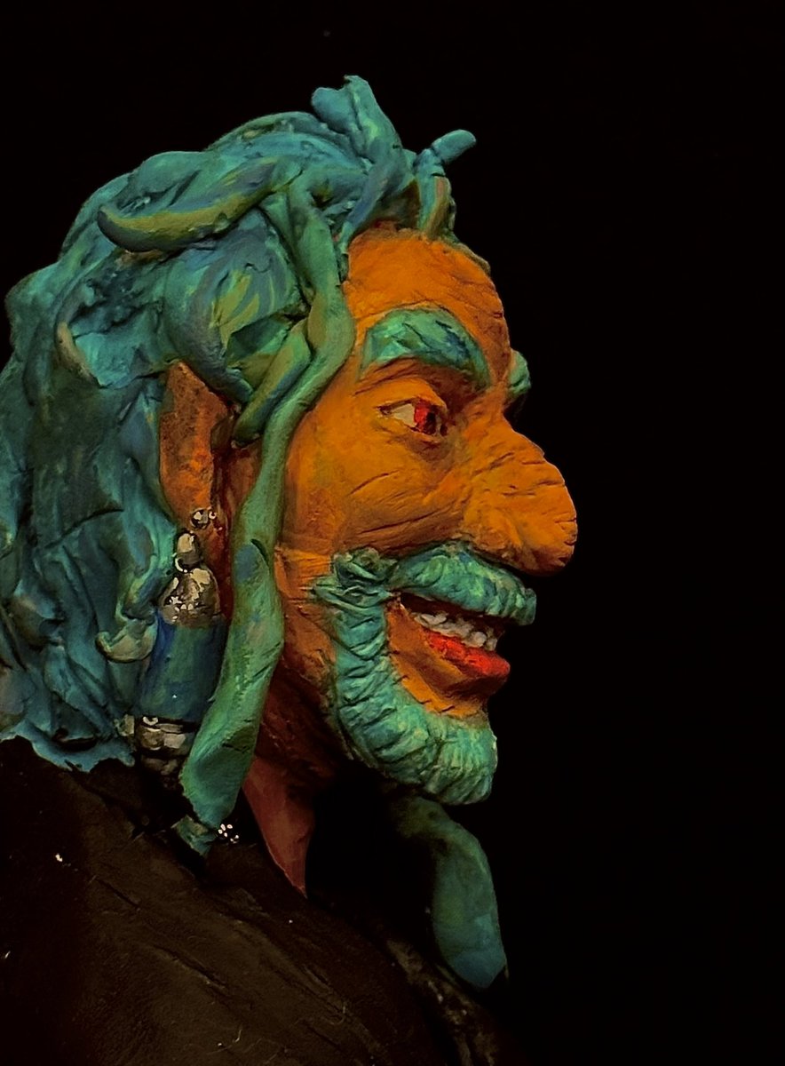 ripew6's tweet image. Il Dottore.
Clay, tempera, coloured pencils
#Dottore #Fatui #GenshinImpact
