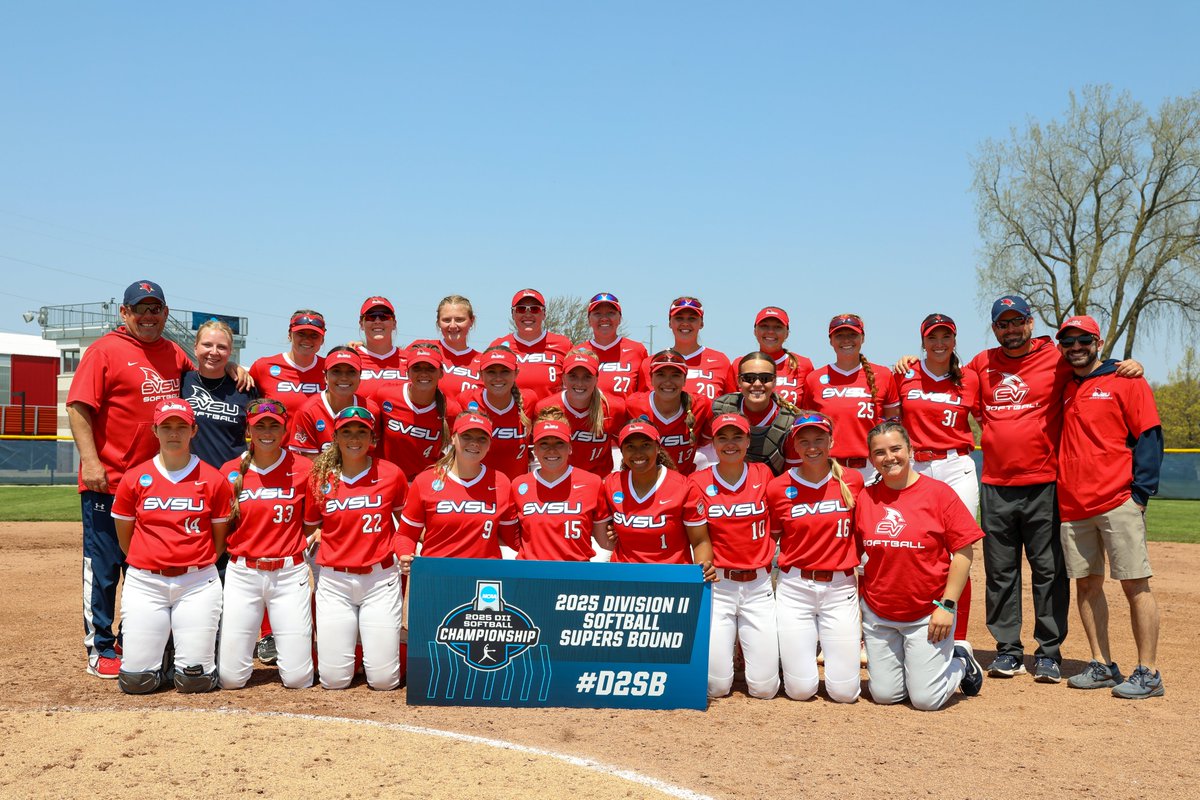 svsuathletics (@svsuathletics) on Twitter photo ๐ PLAYING FOR A REGIONAL CHAMPIONSHIP๐
<a href="/SVSU_Softball/">Cardinal Softball</a> won the Midwest Regional pod to advance to the best 2โฃ-of-3โฃ <a href="/NCAADII/">NCAA Division II</a> Midwest Super Regional for a chance to be one of the final 8โฃ teams to compete in the D2 Softball Championship held in Chattanooga, Tennessee. ๐ PLAYING FOR A REGIONAL CHAMPIONSHIP๐
<a href="/SVSU_Softball/">Cardinal Softball</a> won the Midwest Regional pod to advance to the best 2โฃ-of-3โฃ <a href="/NCAADII/">NCAA Division II</a> Midwest Super Regional for a chance to be one of the final 8โฃ teams to compete in the D2 Softball Championship held in Chattanooga, Tennessee.