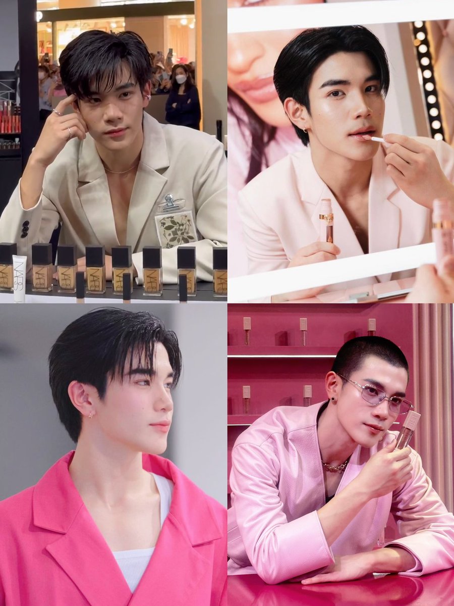 thiti95_'s tweet image. น้องโฟ้ดกับงานแบรนเครื่องสำอางอ่ะ อีทเรียบทุกลุค🪄🪞💗🎀🌟