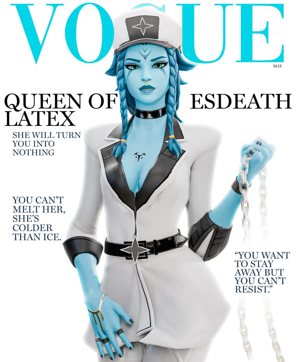 Esdeath Gia Commission! 💙

#Fortnite #FortniteArt #esdeath