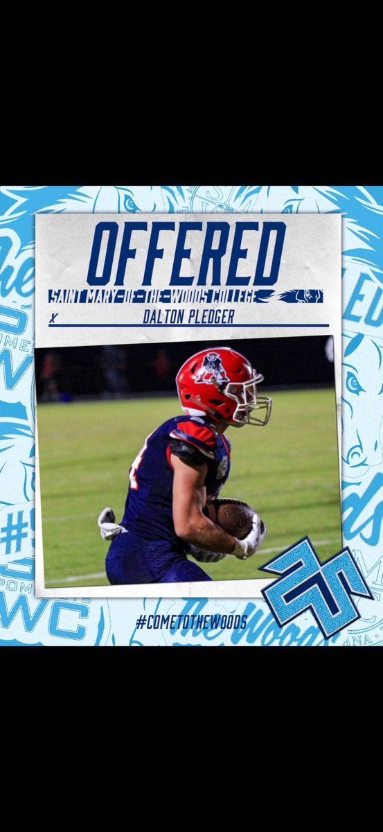 daltonpledger24's tweet image. Thanks for the offer graphic @coachpowell91! And again thank you for the opportunity to play for SMWC!!
@CoachRegionDL @HHQBCLUB @coachtempel @JonGoldsberry44 @JettGoldsberry @GabeJackson70 @tylerruxer @IndyWeOutHere @IndianaPreps @coach_wilk12 @lmess22 @CoachKSSteele…