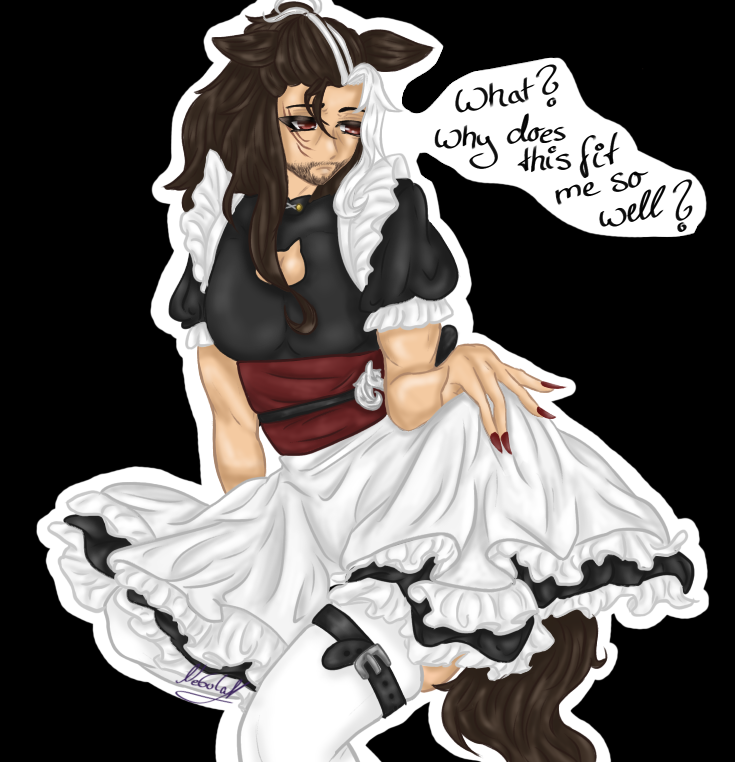 I guess it's Maid Day today....Have this wonderful piece by the amazing <a href="/x3_nebula/">Nebula_x3</a>