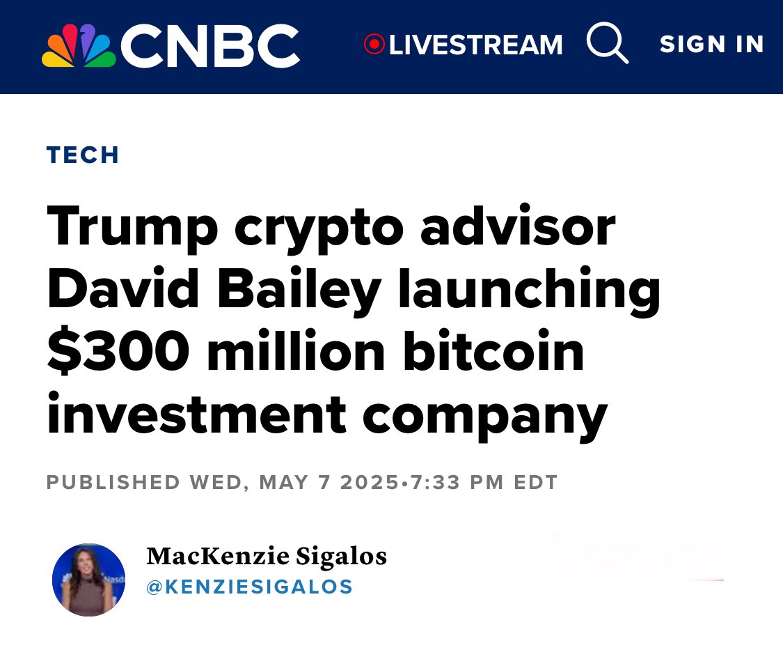 TheBTCTherapist's tweet photo. Nakamoto is about to go parabolic 🚀

“It will focus on acquiring and holding bitcoin and is set to merge with an existing Nasdaq-listed company in a transaction that’s expected to be announced early next week” https://t.co/BQ2Cj00Nzw