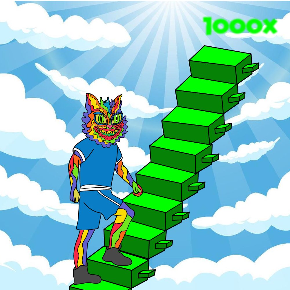 $CATPOW on the rise. Each step is one closer to 1000x.
 This isn't just a climb, it's a revolution for one mission. $ETH $RATO