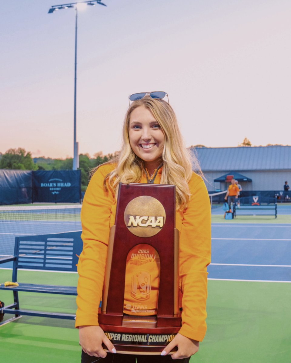 Back 2️⃣ back for <a href="/Vol_WTennis/">Tennessee Women's Tennis</a> 🙌

#10 Tennessee secured a 4-0 sweep at #7 Virginia, advancing to the Elite Eight for the fourth time and second straight year! 

<a href="/AlisonOjeda/">Alison Ojeda</a> is the only head coach in program history to reach the NCAA Quarterfinals in back-to-back years. 

#GBO 🍊