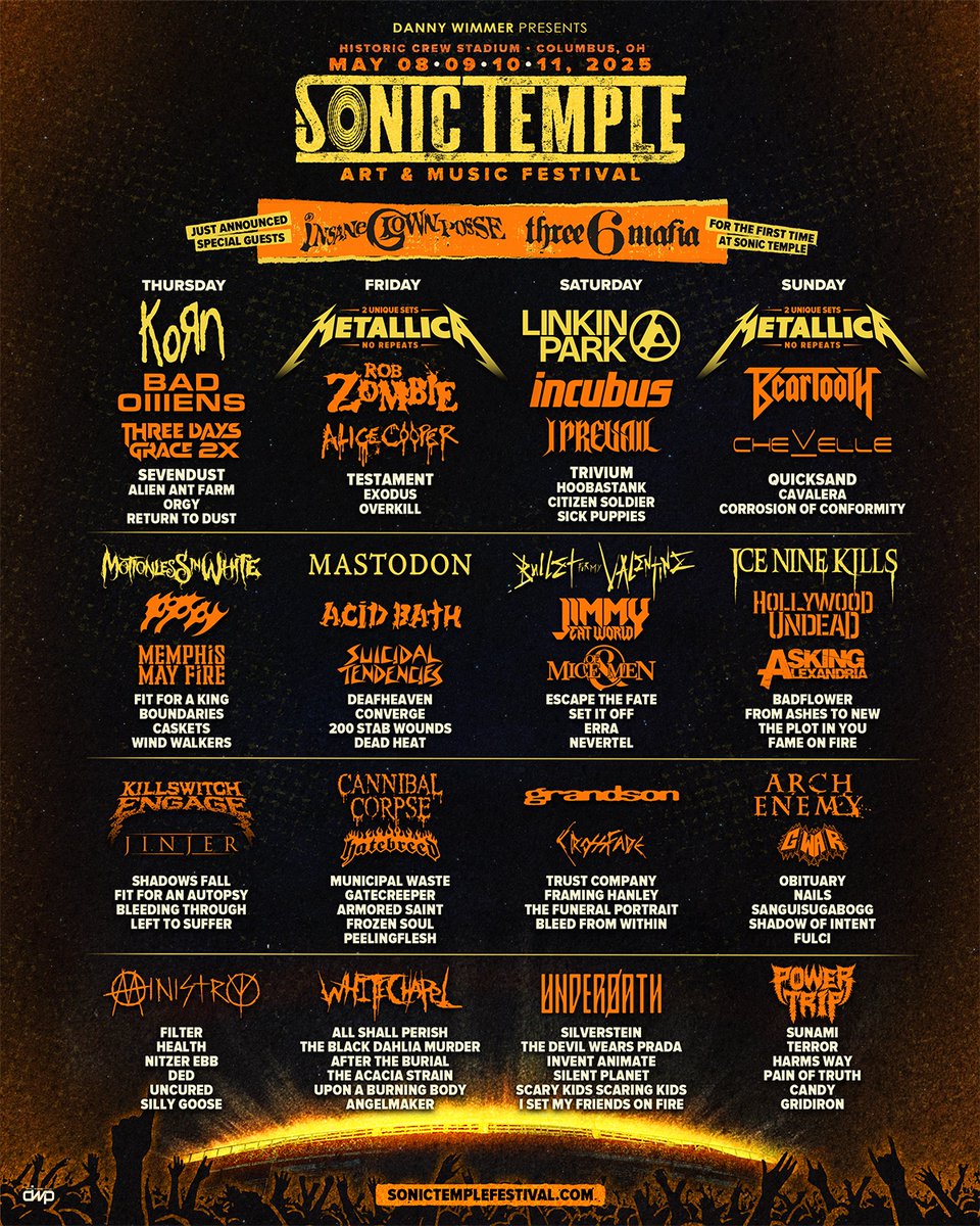 Beartooth (@beartoothband) on Twitter photo 🚨SURPRISE🚨 We’re coming home! See you tomorrow at <a href="/SonicTempleFest/">Sonic Temple Festival</a>! We go on at 6:20pm on the Main Stage.
🎫: bit.ly/sttooth25 🚨SURPRISE🚨 We’re coming home! See you tomorrow at <a href="/SonicTempleFest/">Sonic Temple Festival</a>! We go on at 6:20pm on the Main Stage.
🎫: bit.ly/sttooth25