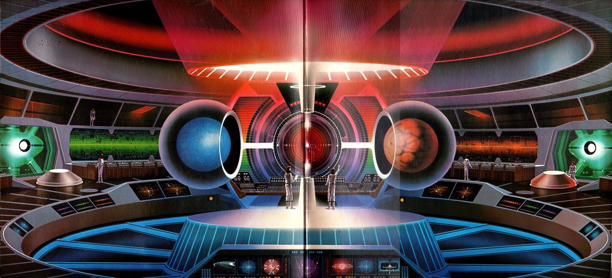 Shusei Nagaoka makes a triumphant return to Control Panel Saturday with his classic inner gatefold artwork for ELO's 1977 album "Out Of The Blue"