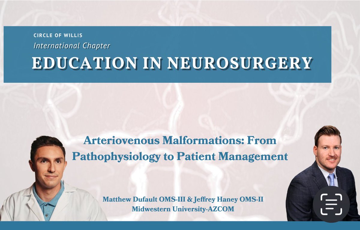 Bernard Bendok, MD (@bernardbendokmd) on Twitter photo Excited to see students Matthew and Jeffrey present on AVMs at the Circle of Willis International Meeting this morning. Their curiosity, dedication, and thoughtful questions reflect the spirit of discovery that drives our field forward.
<a href="/MayoClinicNeuro/">Mayo Clinic Neuro</a> <a href="/cvsection/">CV Section</a> <a href="/BAFOUND/">Brain Aneurysm Foundation</a> <a href="/TAAF/">The Aneurysm and AVM Foundation (TAAF)</a> Excited to see students Matthew and Jeffrey present on AVMs at the Circle of Willis International Meeting this morning. Their curiosity, dedication, and thoughtful questions reflect the spirit of discovery that drives our field forward.
<a href="/MayoClinicNeuro/">Mayo Clinic Neuro</a> <a href="/cvsection/">CV Section</a> <a href="/BAFOUND/">Brain Aneurysm Foundation</a> <a href="/TAAF/">The Aneurysm and AVM Foundation (TAAF)</a>