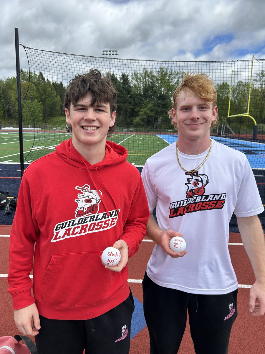 ‘27 Lee Warren and ‘25 Cooper McConaghy getting their 100th career points in back to back games.
