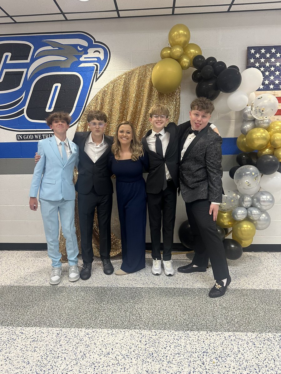 8th grade formal last night!!! This group of students will always have a special place in my heart. We’ve been through a lot together this year. 💙🖤 #stayintouch #eagleway #worththedrive #proudofyou