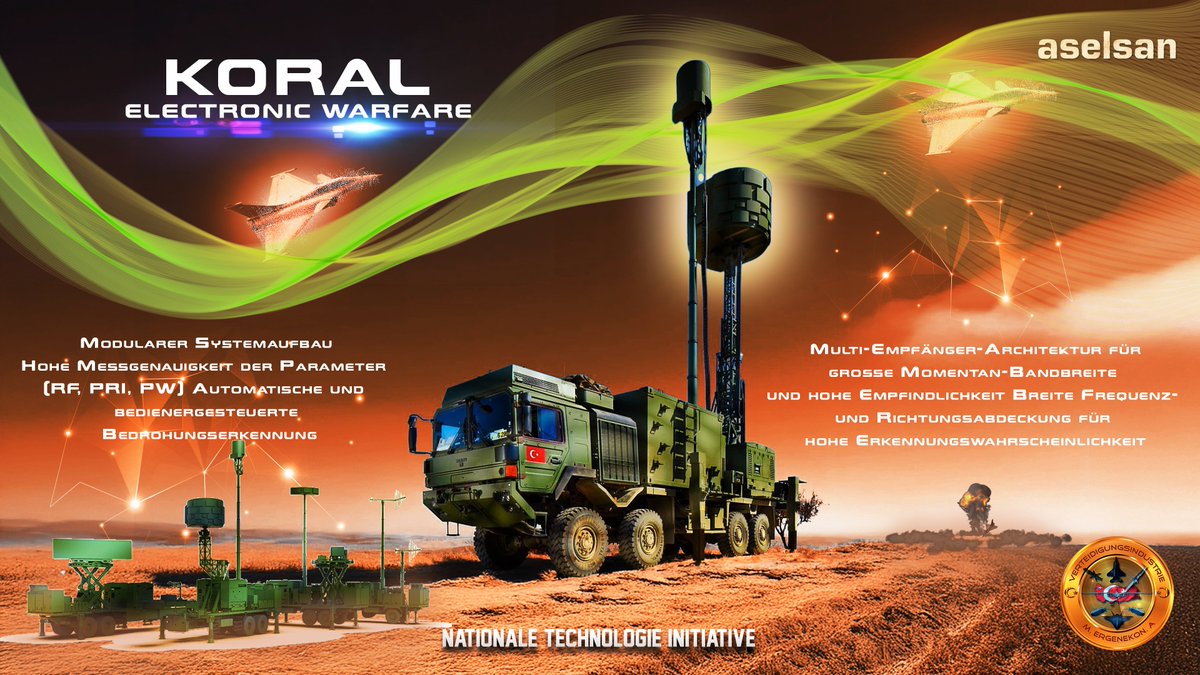 denizaltici's tweet image. Wenn das Spiel mit einem Radar beginnt, endet es mit #KORAL.

Wenn es ein Radar gibt, ist es die Aufgabe von #KORAL, seinen Träger zu orten und ihn aus großer Entfernung zu blenden.

Das KORAL/NG-System wird von der Operation Control Unit aus verwaltet, in der sich die Bediener