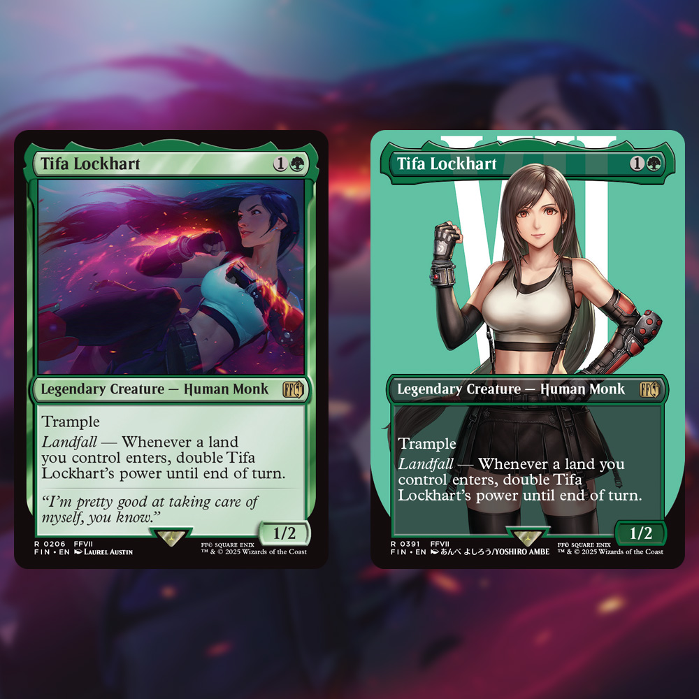 tifa lockhart art card mtg One Piece TCG Double Pack Set Vol 10