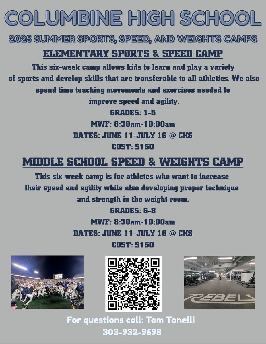 1st through 8th Graders: Join us this summer! #Rebelball25