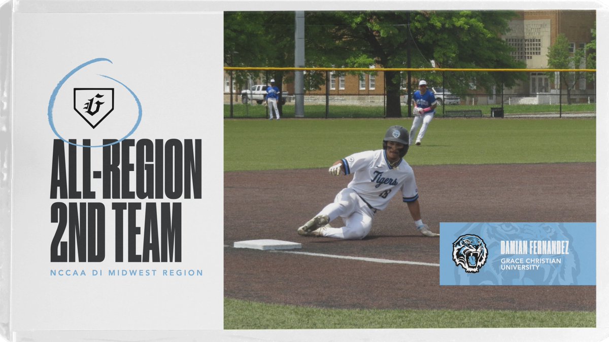 Grace Christian Baseball (@gracetigersbsb) on Twitter photo Congrats to <a href="/dfernandez_24/">Damian Fernandez</a> for being named to the NCCAA DI Midwest All-Region 2nd Team! Well deserved Dame!
#DoMore Congrats to <a href="/dfernandez_24/">Damian Fernandez</a> for being named to the NCCAA DI Midwest All-Region 2nd Team! Well deserved Dame!
#DoMore