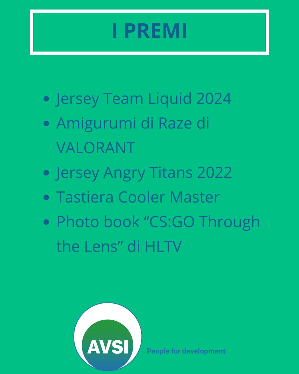 Hello, ci ho messo un po' ma here we are. Ho deciso di dare via cose che non uso più per raccogliere un po' di soldi per AVSI, realtà a me cara che si occupa di aiuto umanitario. Nel link tutte le info👇

gofund.me/9db92069

Spargete la voce e grazie!