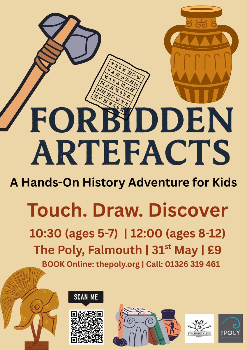 Swashbuckle Cornwall (@swashbucklec) on Twitter photo Half Term interactive art workshop at the <a href="/PolyFalmouth/">Poly Falmouth</a> on Sat 31st May!
thepoly.org/whats-on/event…
#whatsonfalmouth #art #halfterm Half Term interactive art workshop at the <a href="/PolyFalmouth/">Poly Falmouth</a> on Sat 31st May!
thepoly.org/whats-on/event…
#whatsonfalmouth #art #halfterm