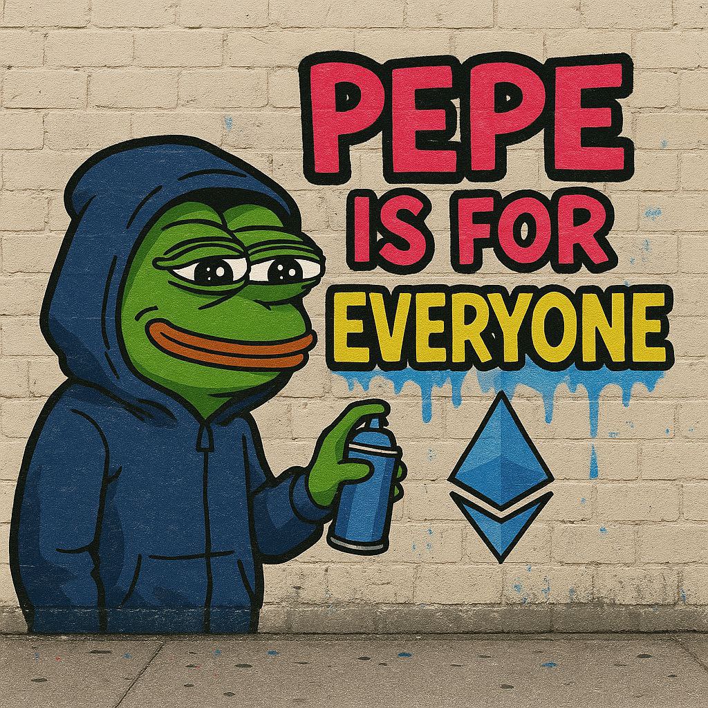 In a world where it feels like the whole world is against you, remember this frog will always have your back.  

#Pepeisforeveryone 

$PEPE $ETH #Memecoins #pepearmy