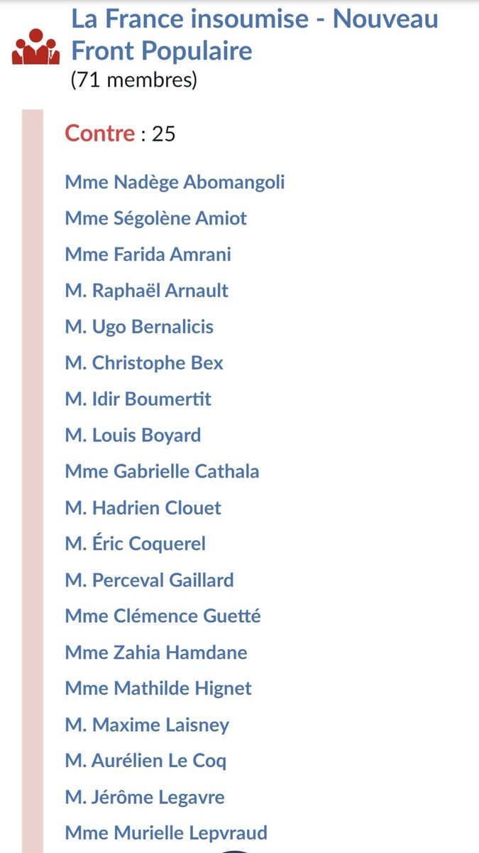 JOBIC Cyril (@cyriljobic) on Twitter photo Par son vote CONTRE la proposition de loi visant à lutter l'antisémitisme, le racisme, les discriminations et les violences dans l'enseignement supérieur, notre députée de Guingamp, <a href="/MLepvraud/">Murielle Lepvraud</a> démontre une nouvelle fois, suivre bêtement la "meute" <a href="/JLMelenchon/">Jean-Luc Mélenchon</a> Par son vote CONTRE la proposition de loi visant à lutter l'antisémitisme, le racisme, les discriminations et les violences dans l'enseignement supérieur, notre députée de Guingamp, <a href="/MLepvraud/">Murielle Lepvraud</a> démontre une nouvelle fois, suivre bêtement la "meute" <a href="/JLMelenchon/">Jean-Luc Mélenchon</a>