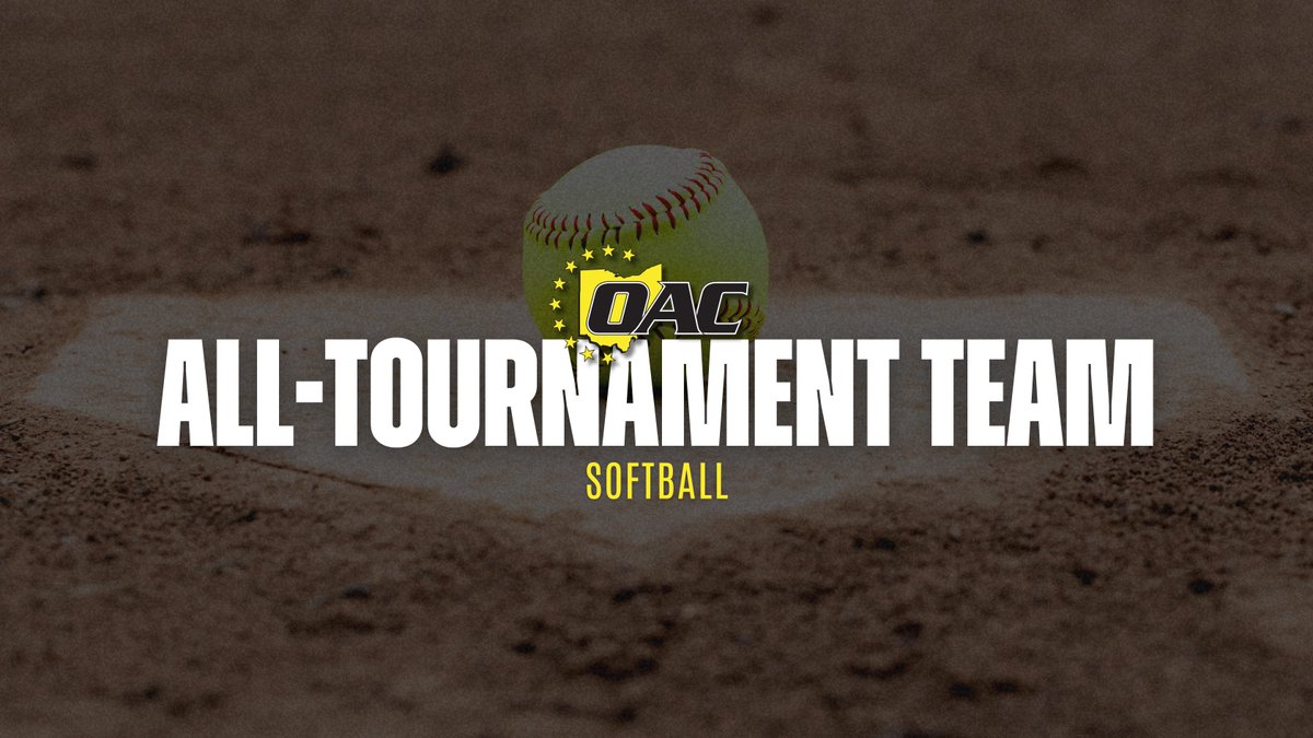 Ohio Athletic Conference (@ohathleticconf) on Twitter photo Congratulations to the 2025 OAC Softball All-Tournament Team! 🥎
Kendyll Cahill, <a href="/UMU_Softball/">University of Mount Union Softball</a>
Sydney Mercer, <a href="/UMU_Softball/">University of Mount Union Softball</a>
Faith Reicosky, <a href="/UMU_Softball/">University of Mount Union Softball</a>
Kaitlyn Culver, <a href="/UMU_Softball/">University of Mount Union Softball</a>
Bridie Bricker, <a href="/BW__Softball/">BW Softball</a>
Lucia Wolford, <a href="/BW__Softball/">BW Softball</a>
Sam Peterkoski, <a href="/BW__Softball/">BW Softball</a> Congratulations to the 2025 OAC Softball All-Tournament Team! 🥎
Kendyll Cahill, <a href="/UMU_Softball/">University of Mount Union Softball</a>
Sydney Mercer, <a href="/UMU_Softball/">University of Mount Union Softball</a>
Faith Reicosky, <a href="/UMU_Softball/">University of Mount Union Softball</a>
Kaitlyn Culver, <a href="/UMU_Softball/">University of Mount Union Softball</a>
Bridie Bricker, <a href="/BW__Softball/">BW Softball</a>
Lucia Wolford, <a href="/BW__Softball/">BW Softball</a>
Sam Peterkoski, <a href="/BW__Softball/">BW Softball</a>