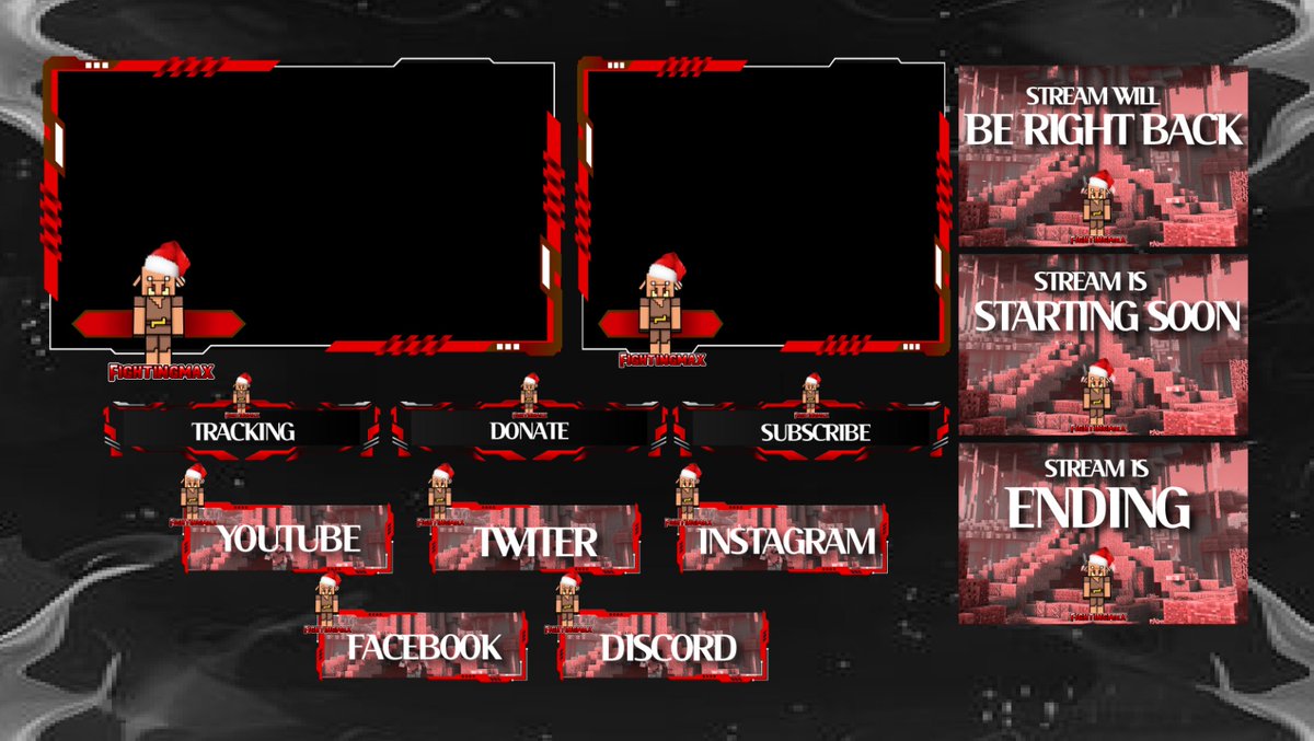 AetyieA's tweet photo. Hey guys! I hope you're all doing well!
I'm back with another project a Minecraft themed Streampack! ๐ฎโ๏ธ
Let me know what you think about it Iโd love to hear your thoughts!๐ฌ
MY COMMISSIONS ARE OPEN๐ผ
#Minecraft #TwitchGraphics #StreamerKit #CommissionsOpen #GraphicDesign #GFX https://t.co/O1UEYCKbK6