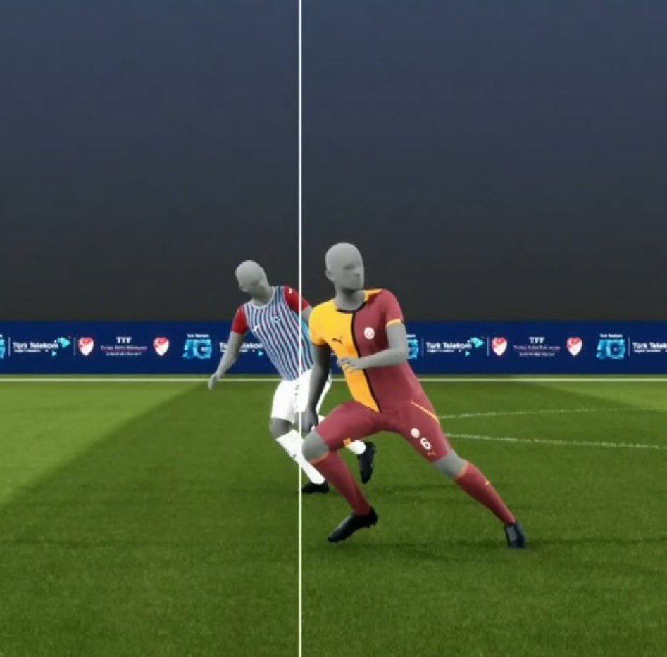 Olay buralara kadar geldi mi harbi ya? Pozisyon soldaki gibi. Çizgiyi çektikleri gs'liye bak. Bitti abi şampiyon oldunuz zaten bu kadar mı korkuyorsunuz?