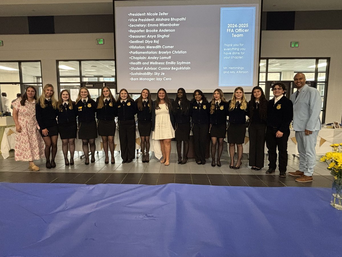 Donovan Hemmings (@donovanhemming1) on Twitter photo Wrapped up the year with an amazing Denmark FFA Banquet! Through challenges and growth, our members showed true leadership. Big love to our senior officers—you’ve left your mark. Here’s to the future! <a href="/DenmarkHS/">Denmark High School</a> <a href="/FCCollegeCareer/">Forsyth County Schools CTAE</a> <a href="/FCSchoolsGA/">Forsyth County Schools</a> <a href="/NationalFFA/">National FFA</a> <a href="/GeorgiaFFAFdn/">GA FFA Foundation</a> Wrapped up the year with an amazing Denmark FFA Banquet! Through challenges and growth, our members showed true leadership. Big love to our senior officers—you’ve left your mark. Here’s to the future! <a href="/DenmarkHS/">Denmark High School</a> <a href="/FCCollegeCareer/">Forsyth County Schools CTAE</a> <a href="/FCSchoolsGA/">Forsyth County Schools</a> <a href="/NationalFFA/">National FFA</a> <a href="/GeorgiaFFAFdn/">GA FFA Foundation</a>