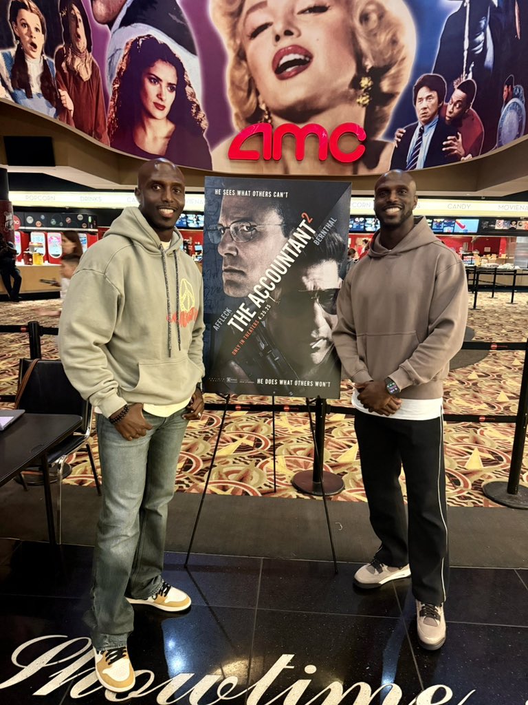Finally got to see The Accountant 2 last night. It was awesome! Trying to find out how we could be the villains in The Accountant 3! 

Devin&amp;Jason vs Chris&amp;Braxton

 In theaters now
#TheAccountant2
@AccountantMovie
@AmazoneMGMStudios
<a href="/ArtistsEquity/">Artists Equity</a>