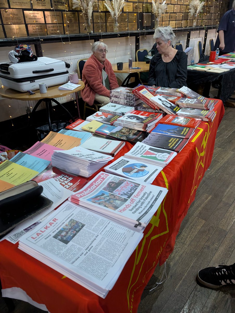 A brilliant day at the <a href="/redbookfairs/">Red Book Fairs</a>. 
It's great to see so many workers that are opening up to socialism. As life becomes more difficult for workers it's important to understand what is causing these difficulties. We at the <a href="/CPGBML/">The Communists</a> offer that understanding.

Join us!