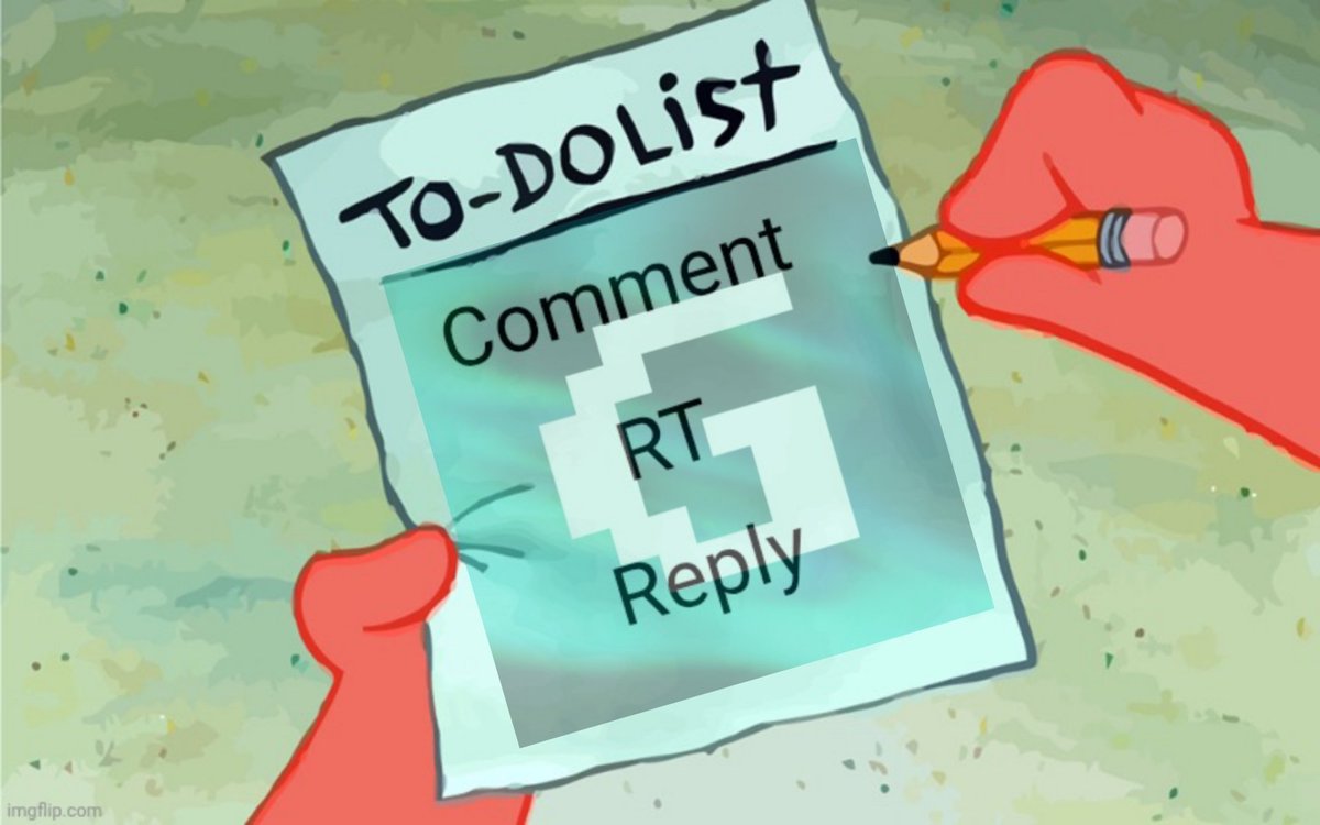 To all Yappers
To-DoList <a href="/GiveRep/">GiveRep</a> 
 
Comment = REP
RT = REP
REPLY = REP

don't forget to mention <a href="/LUCKY_Student8/">Lucky_A</a> 

<a href="/Scallop_io/">Scallop</a> <a href="/bluefinapp/">Bluefin</a> <a href="/ATTNtoken/">Attention 👁️</a> <a href="/moonbags_io/">moonbags.io</a>