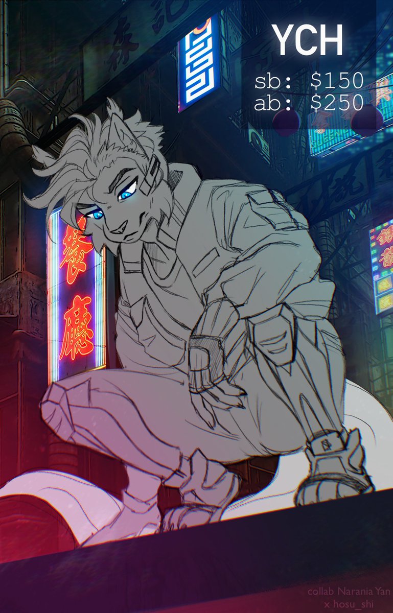 Ych collab “GLITCH RUNNER” 👾

Info below ⬇️