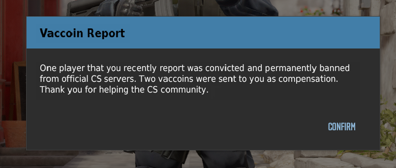 vaccoin's tweet photo. Who wants to get this message on CS2 ❓ https://t.co/DTE6Ry2ev1