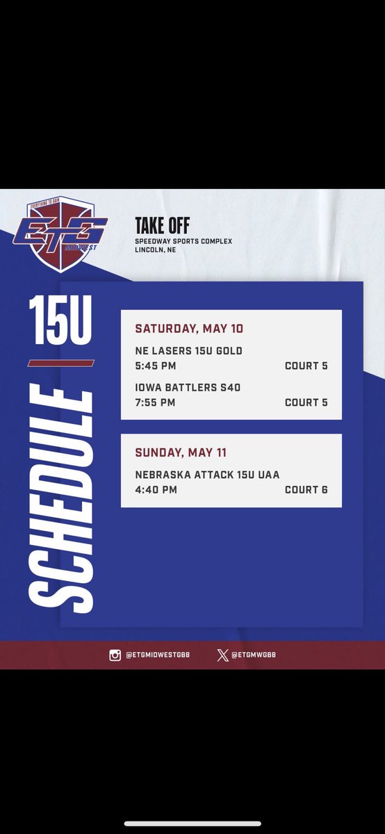 Olivia Baker (@oliviabake20923) on Twitter photo Here’s my schedule for this weekend in Lincoln! <a href="/coachbeechum/">Derrick Beechum</a> <a href="/ETGmwgbb/">ETG Midwest Elite Girls 3SSB</a> <a href="/dchsgbb/">Dowling Catholic GBB</a> Here’s my schedule for this weekend in Lincoln! <a href="/coachbeechum/">Derrick Beechum</a> <a href="/ETGmwgbb/">ETG Midwest Elite Girls 3SSB</a> <a href="/dchsgbb/">Dowling Catholic GBB</a>