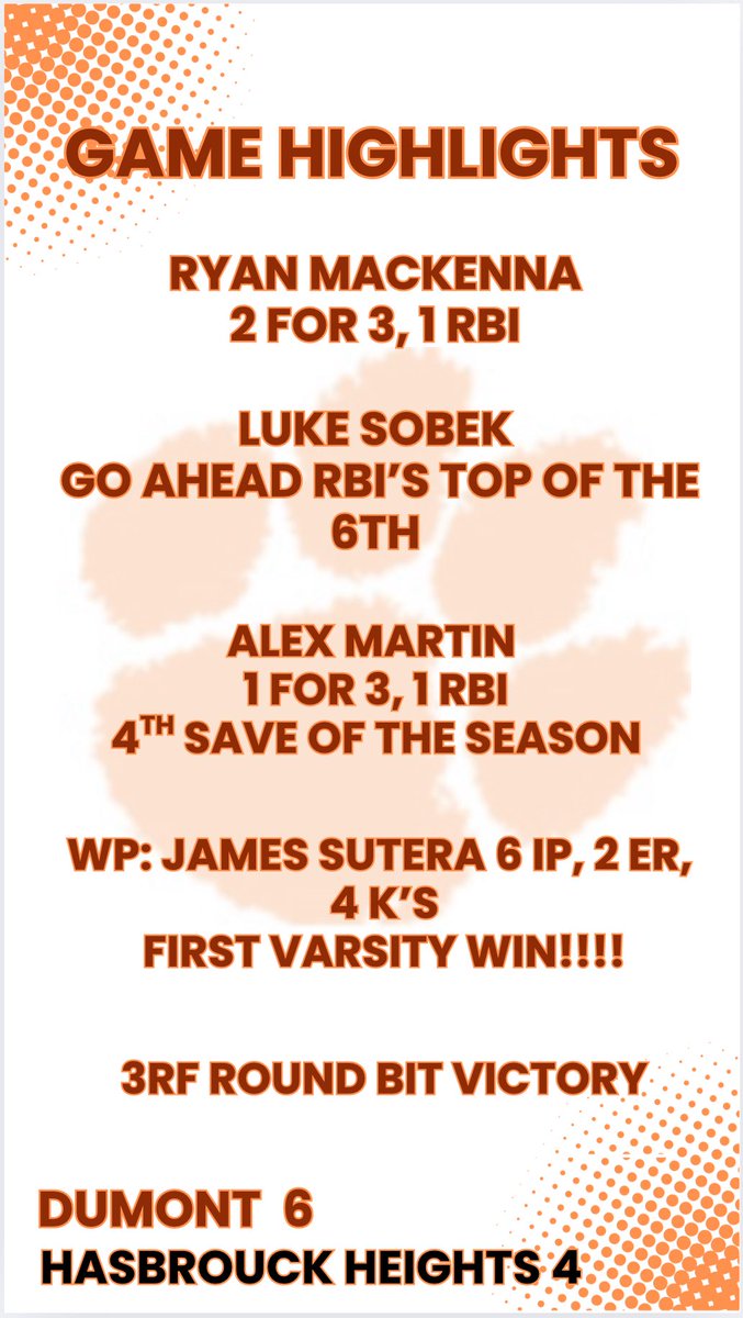 Dumont Huskies Baseball (@dumont_huskies) on Twitter photo 