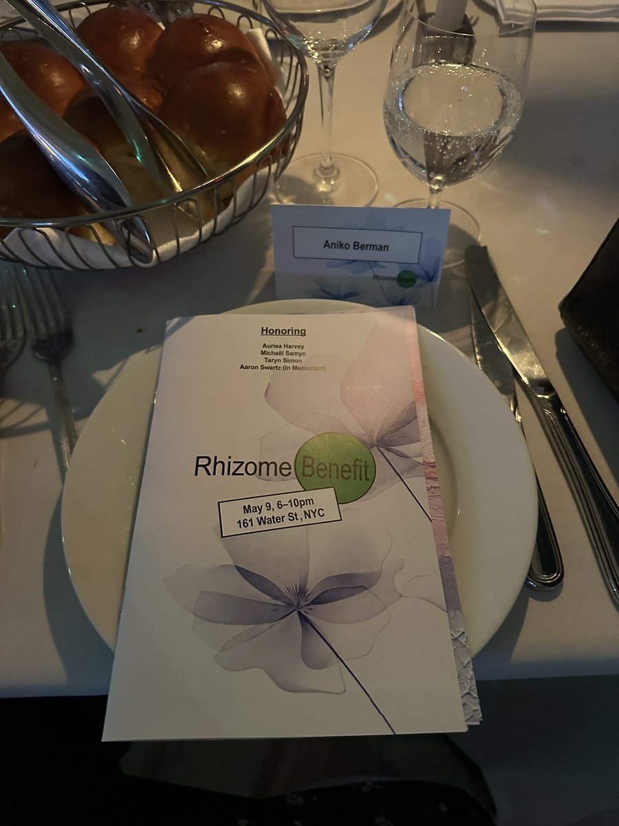 Aniko Berman (@anikojay) on Twitter photo Beautiful evening honoring <a href="/auriea/">Auriea-bot</a> <a href="/michaelsamynART/">michaelsamyn.ART</a>, along w/ Taryn Simon and Aaron Swartz
Thank you <a href="/rhizome/">Rhizome</a> <a href="/michael_connor/">Michael Connor</a> for your great work preserving and promoting the poetics of digital art
Grateful to be part of it ✨ Beautiful evening honoring <a href="/auriea/">Auriea-bot</a> <a href="/michaelsamynART/">michaelsamyn.ART</a>, along w/ Taryn Simon and Aaron Swartz
Thank you <a href="/rhizome/">Rhizome</a> <a href="/michael_connor/">Michael Connor</a> for your great work preserving and promoting the poetics of digital art
Grateful to be part of it ✨