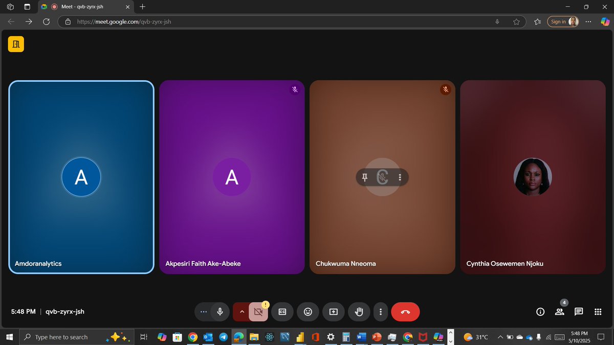 nephatiti3's tweet photo. Power BI, data storytelling, and visual analytics — and I’m truly proud of how far I’ve come. 🚀 Special thanks to AMDOR ANALYTICS for the platform and to others who joined in the class. https://t.co/XED0EQShac