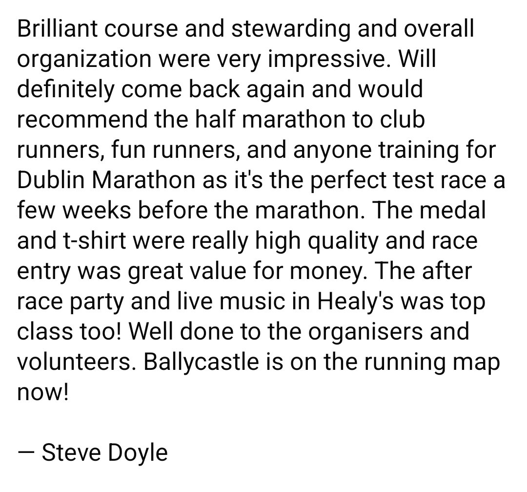 CeideCoastRun's tweet image. Read this testimonial from Steve Doyle about the Céide Coast Atlantic Run. Register online:
eventmaster.ie/event/j4vdcE0T…
#CéideCoastAtlanticRun #CéideCoast #BeatTheBreeze