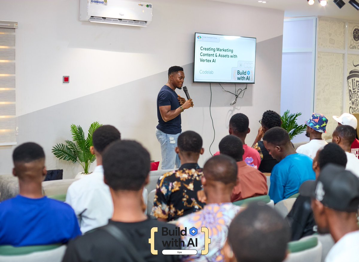 <a href="/hinsikak/">Nseeka</a> breaking down how developers can build stunning marketing assets using Vertex AI.

#BuildWithAI #GDGUyo