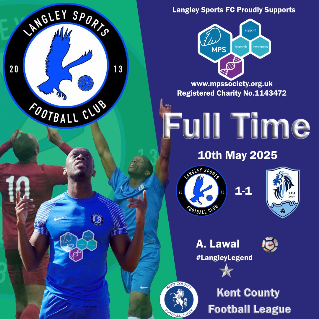 Langley Sports FC (@langleysportsfc) on Twitter photo #FullTime
Great 2 see a Langley Legend not only return for today's game but get on the score sheet with an excellent finish against <a href="/southeastath/">South East Athletic</a>
Our last <a href="/KCFL1516/">Kent County FL News</a> game finishes all square as we look forward to a welcome break before preparing for next season
#WeAreLangleysports #FullTime
Great 2 see a Langley Legend not only return for today's game but get on the score sheet with an excellent finish against <a href="/southeastath/">South East Athletic</a>
Our last <a href="/KCFL1516/">Kent County FL News</a> game finishes all square as we look forward to a welcome break before preparing for next season
#WeAreLangleysports
