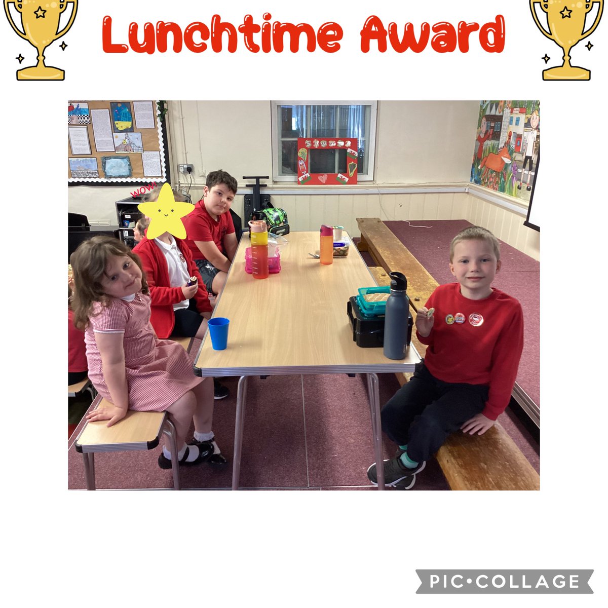 FDLPrimary's tweet image. Llongyfarchiadau to our pupils for their excellent behaviour at lunchtimes ⚜️