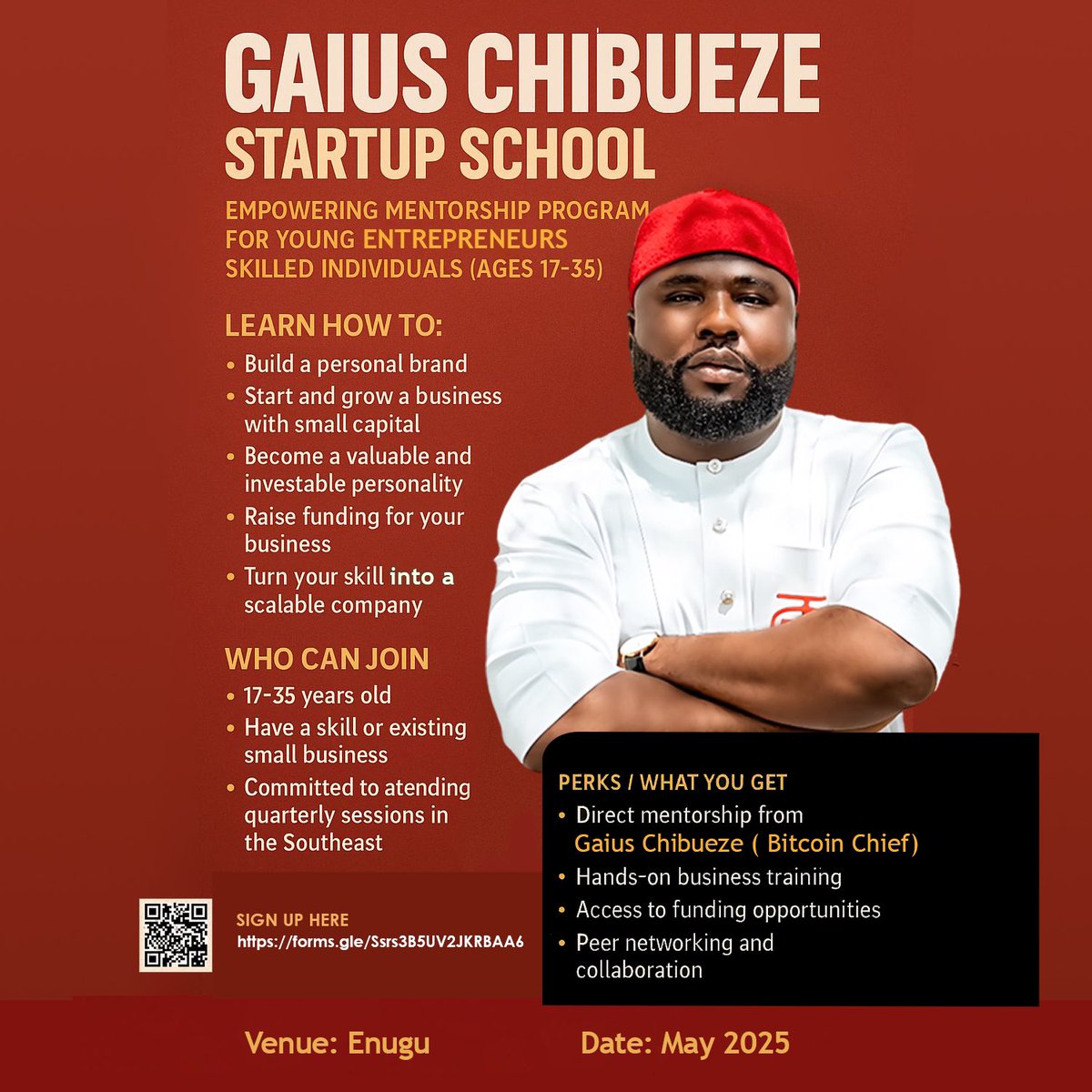 Bitcoin Chief (AKA OMA JI EGO) (@gaiuschibueze) on Twitter photo Why I Created the Gaius Chibueze Startup School
After the Enugu Tech Fest, I was brought into a room full of startup founders to listen to them pitch to me and other investors present.
I listened with keen interest to the passion many of them spoke with the clarity they had Why I Created the Gaius Chibueze Startup School
After the Enugu Tech Fest, I was brought into a room full of startup founders to listen to them pitch to me and other investors present.
I listened with keen interest to the passion many of them spoke with the clarity they had