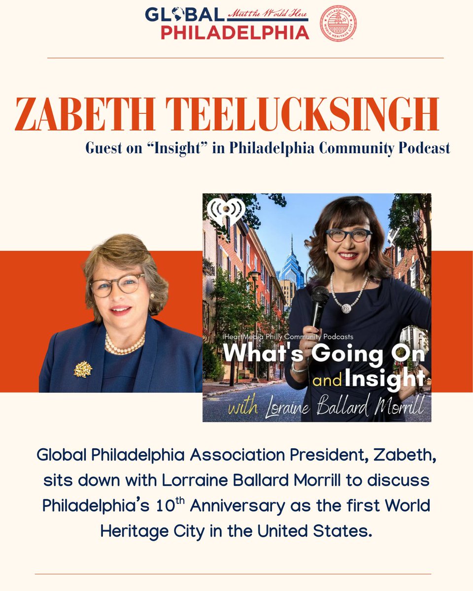 Global Philadelphia (@globalphila) on Twitter photo Thank you <a href="/iHeartRadio/">iHeartRadio</a> for feautring GPA's President, Zabeth, to talk about our work! And thank you to <a href="/loraineballard/">Loraine Ballard</a> and Vanesse Lloyd-Sgambati (<a href="/AACBookProject/">African American Children's Book Project</a>) for hosting!
iheart.com/podcast/482-ph… Thank you <a href="/iHeartRadio/">iHeartRadio</a> for feautring GPA's President, Zabeth, to talk about our work! And thank you to <a href="/loraineballard/">Loraine Ballard</a> and Vanesse Lloyd-Sgambati (<a href="/AACBookProject/">African American Children's Book Project</a>) for hosting!
iheart.com/podcast/482-ph…