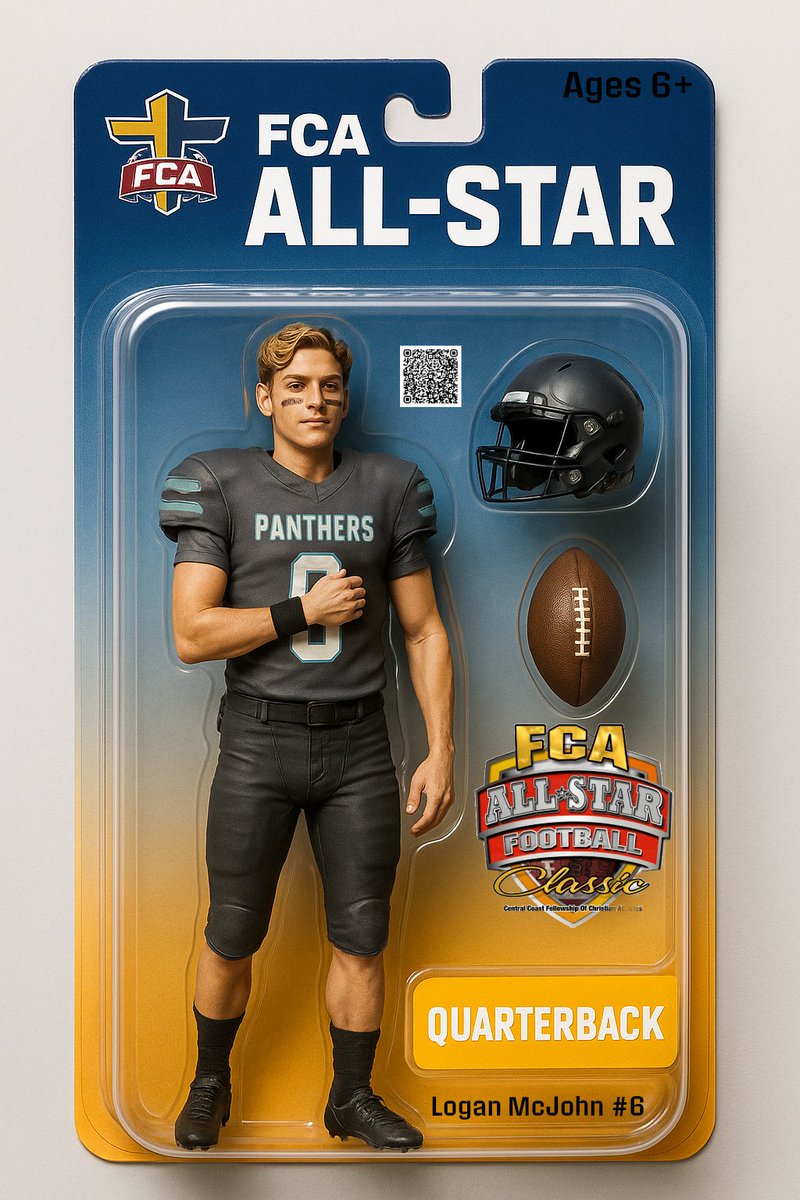 Pioneer Valley High School Football (@pvhspanthersfb) on Twitter photo Our next FCA All-Star representing your PVHS Panthers Football team is our team captain and Senior QB - #6 Logan McJohn! <a href="/LoganMcjohn/">Logan McJohn</a>
Come support your Panther's May 31st at the <a href="/centralcoastfca/">Central Coast FCA</a> All-Star Game!
<a href="/DustinDDavis/">Coach Dustin Davis</a> <a href="/Coach_Jordan_4/">Tj Jordan</a>
<a href="/CoachPayne76/">Anthony Payne</a>
<a href="/Robbie_Dowd24/">Robbie Dowd</a> 🔥 Our next FCA All-Star representing your PVHS Panthers Football team is our team captain and Senior QB - #6 Logan McJohn! <a href="/LoganMcjohn/">Logan McJohn</a>
Come support your Panther's May 31st at the <a href="/centralcoastfca/">Central Coast FCA</a> All-Star Game!
<a href="/DustinDDavis/">Coach Dustin Davis</a> <a href="/Coach_Jordan_4/">Tj Jordan</a>
<a href="/CoachPayne76/">Anthony Payne</a>
<a href="/Robbie_Dowd24/">Robbie Dowd</a> 🔥