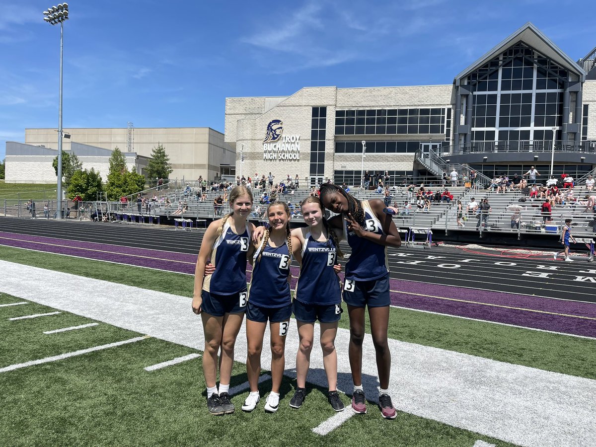 CoachJohnsonWMS's tweet image. Our last meet was a big success! Tons of PR‘s across the board! Way to go!