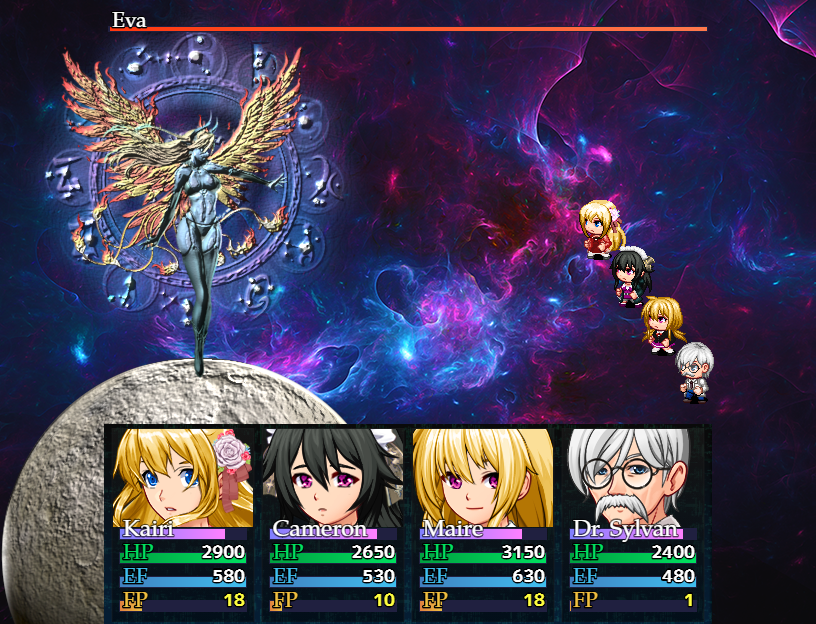 SoulCatapult's tweet photo. Eva, modeled after the Revelation 12:1 prophecy: "Now a great sign appeared in Heaven: a woman clothed with the sun, the moon under her feet, and on her head a garland of twelve stars." (NKJV) (E7)
#JRPG #RPG #rpgmaker #gaming #gamedev #indiegames #indiedev #IndieGameDev #solodev https://t.co/hjQI1PcqaY