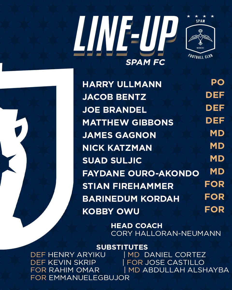 Minnesota Super Cup (@mnsupercup) on Twitter photo Starting lineup for both teams <a href="/ThunderBayChill/">Thunder Bay Chill</a> | SPAM FC
Match in Progress.
<a href="/mnsupercupES/">Minnesota Super Cup en EspaΓ±ol π</a> Starting lineup for both teams <a href="/ThunderBayChill/">Thunder Bay Chill</a> | SPAM FC
Match in Progress.
<a href="/mnsupercupES/">Minnesota Super Cup en EspaΓ±ol π</a>